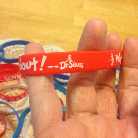 Party Favors Bundle - Dr. Seuss positive affirmation  bracelets - Picture 6 of 10